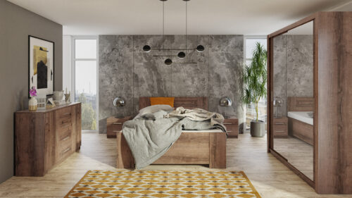 SCHLAFZIMMER-SET  BONZO  IV    VERSCHIEDENE FARBEN