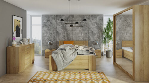 SCHLAFZIMMER-SET  BONZO  IV    VERSCHIEDENE FARBEN