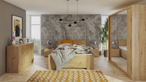 SCHLAFZIMMER-SET  BONZO V    VERSCHIEDENE FARBEN