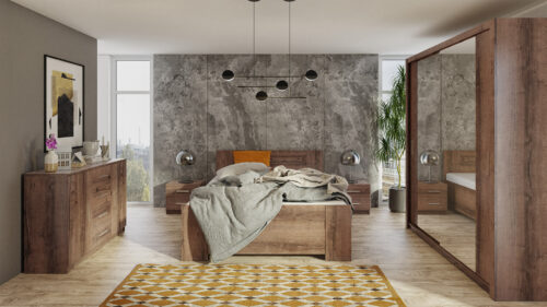 SCHLAFZIMMER-SET  BONZO V    VERSCHIEDENE FARBEN