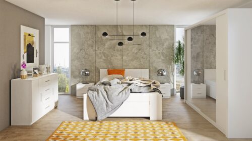 SCHLAFZIMMER-SET  BONZO VI     VERSCHIEDENE FARBEN
