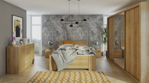 SCHLAFZIMMER-SET  BONZO VII    VERSCHIEDENE FARBEN