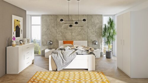 SCHLAFZIMMER-SET  BONZO VIII    VERSCHIEDENE FARBEN