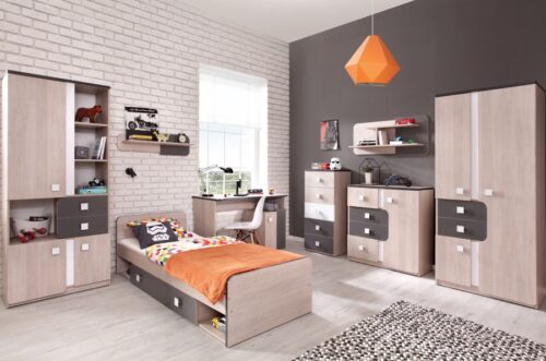 Kinder & Jugendzimmer-Set EVE 02 MIT BETT