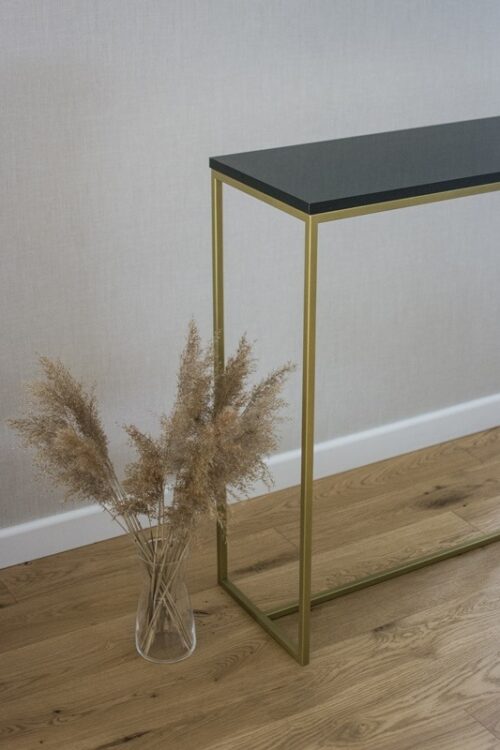 KONSOLENTISCH Industrie/Loft   Gold/Schwarz  Verschiedene Großen