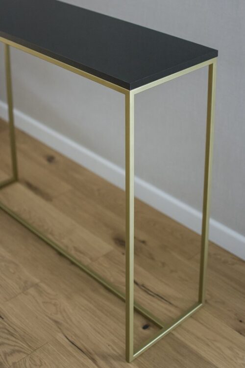 KONSOLENTISCH Industrie/Loft   Gold/Schwarz  Verschiedene Großen