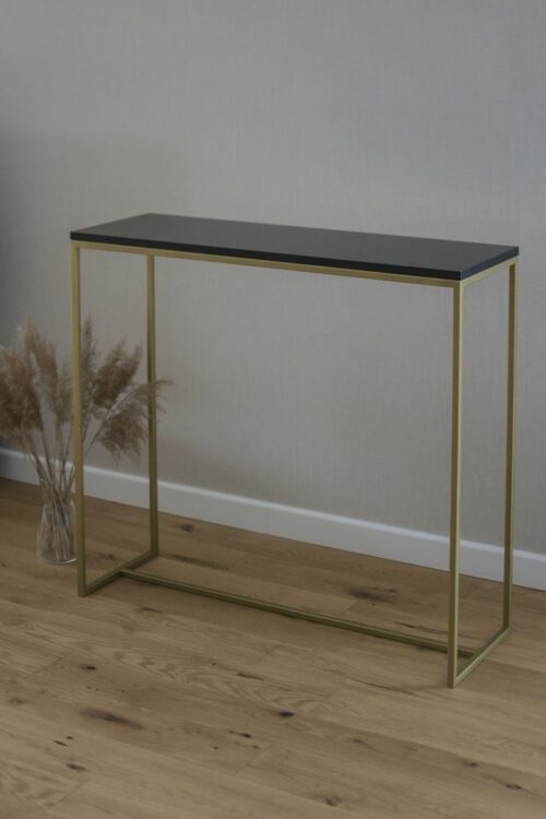 KONSOLENTISCH Industrie/Loft   Gold/Schwarz  Verschiedene Großen