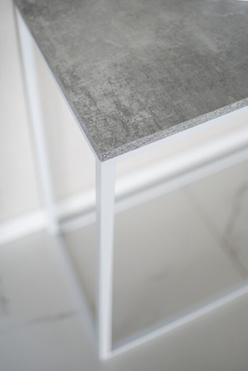 Konsolentisch Industrie/Loft  weiß/beton Verschiedene Großen
