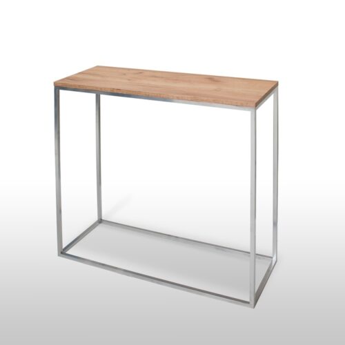 KONSOLENTISCH Industrie/Loft   silber-eiche artisan    Verschiedene Großen