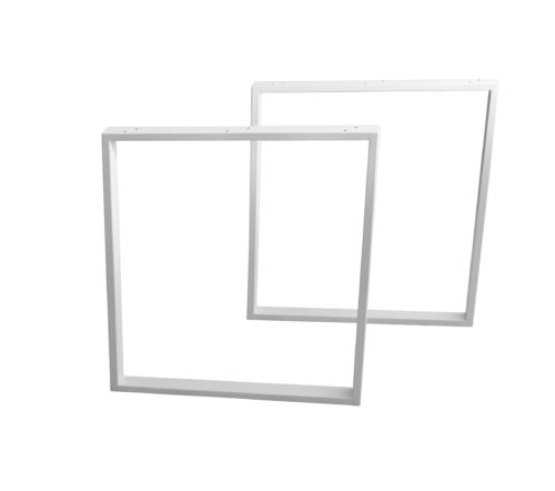 RECHTECKIGE TISCHBEINE 72cm X 60 cm