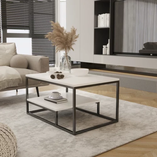 Couchtisch mit Ablage 90