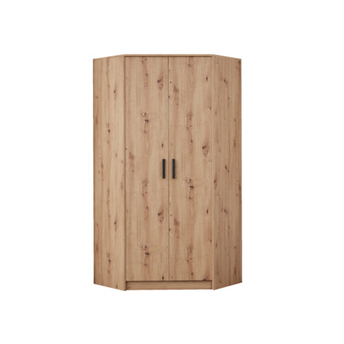 GRANT 08 Eckschrank ARTISAN – Regale und Kleiderstangen, große Eckgarderobe