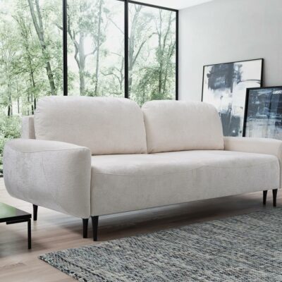 Boho Sofa mit Schlaffunktion und Bettkasten