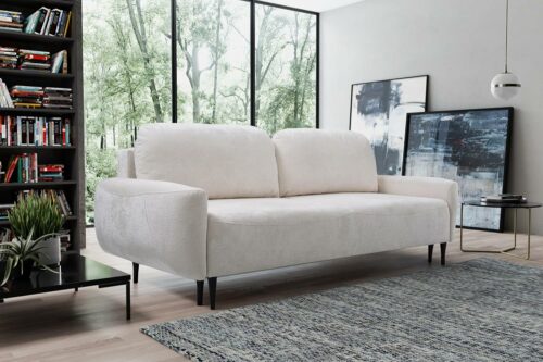 Boho Sofa mit Schlaffunktion und Bettkasten