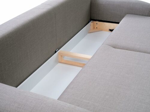 Boho Sofa mit Schlaffunktion und Bettkasten
