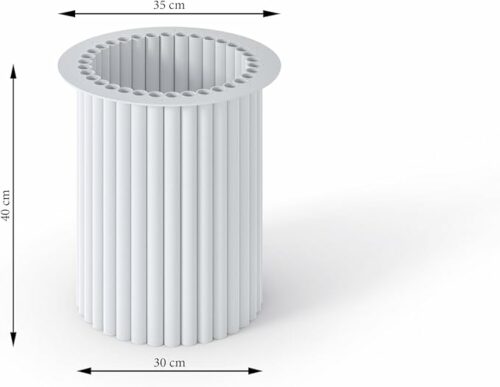 LOMELO – Runder Couchtisch im modernen Design (67x67x42 cm)