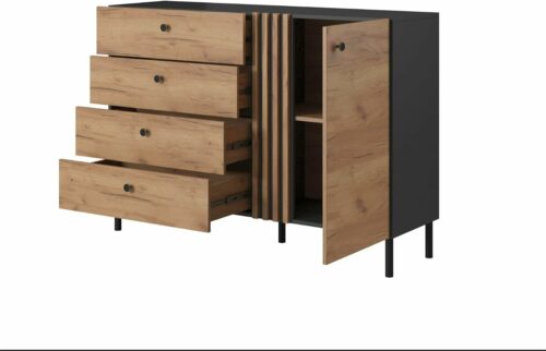 Design Möbel Arden Schlafzimmer Kommode mit Schubladen