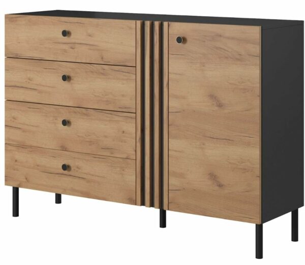 Design Möbel Arden Schlafzimmer Kommode mit Schubladen