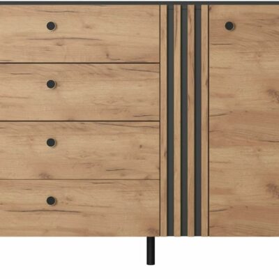Design Möbel Arden Schlafzimmer Kommode mit Schubladen