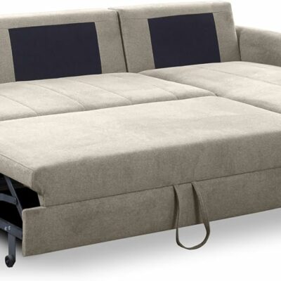 Design Möbel Akira Ecksofa mit Schlaffunktion und Bettkasten