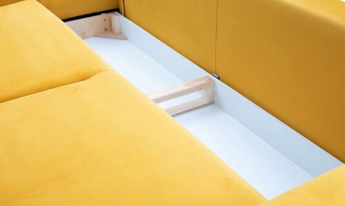 Design Möbel VENA Sofa mit Schlaffunktion und Bettkasten