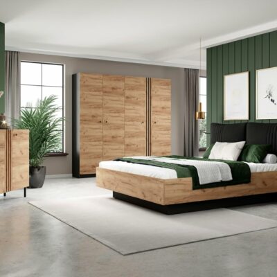 Design Möbel Arden Schlafzimmer Kommode mit Schubladen
