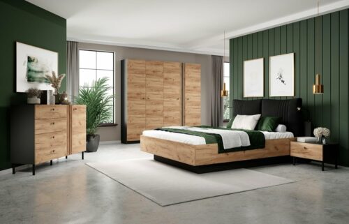 Design Möbel Arden Schlafzimmer Kommode mit Schubladen