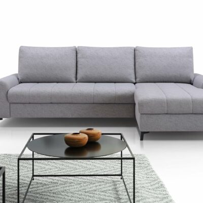Design Möbel Akira Ecksofa mit Schlaffunktion und Bettkasten
