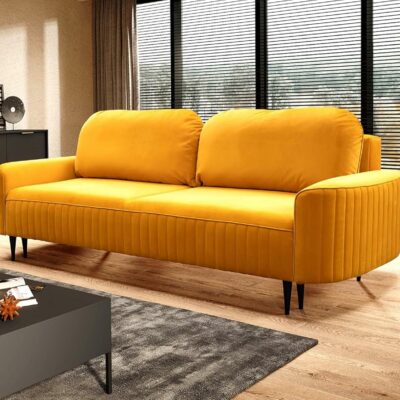Design Möbel VENA Sofa mit Schlaffunktion und Bettkasten