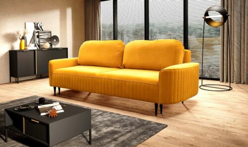 Design Möbel VENA Sofa mit Schlaffunktion und Bettkasten