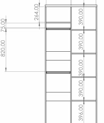 31g0U8PXfJL._AC_SL1123_ Design Möbel Inez Kleiderschrank für Kleidung