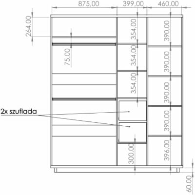 41HBFLXIkoL._AC_SL1123_ Design Möbel Inez Kleiderschrank