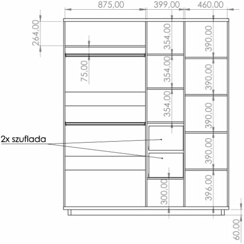 41HBFLXIkoL._AC_SL1123_ Design Möbel Inez Kleiderschrank