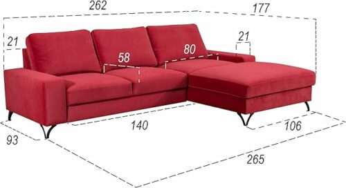 Ecksofa mit Schlaffunktion Olivio 6 MV 06