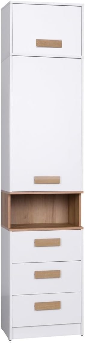 Gustavo 10 Set Schreibtisch mit großem Kleiderschrank