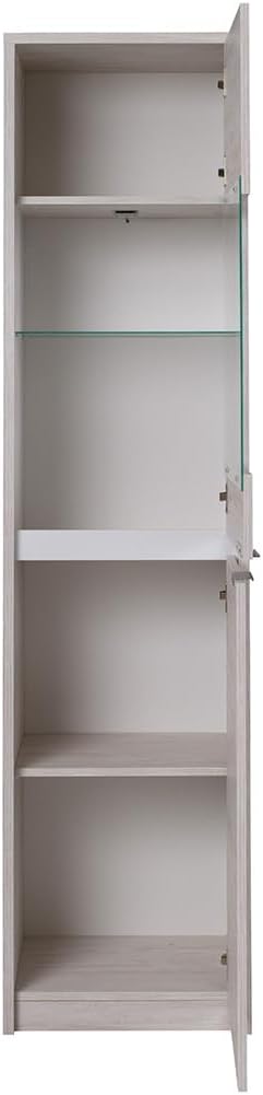 Büromöbel-Set Kommode mit Schubladen Bücherregal Schreibtisch Hängendes Regal