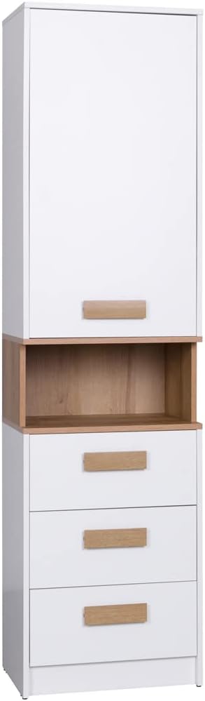 Eckkleiderschrank Set Gustavo 12 mit Schrankerweiterung 40 cm