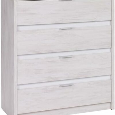 Büromöbel-Set Kommode mit Schubladen Bücherregal Schreibtisch Hängendes Regal