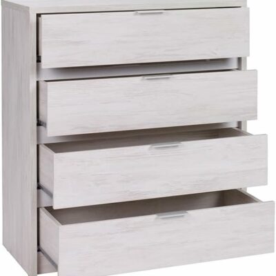 Büromöbel-Set Kommode mit Schubladen Bücherregal Schreibtisch Hängendes Regal