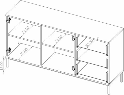 Kommode mit Schubladen Kommode
