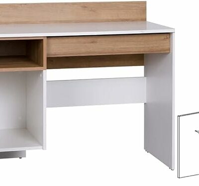 Gustavo 10 Set Schreibtisch mit großem Kleiderschrank