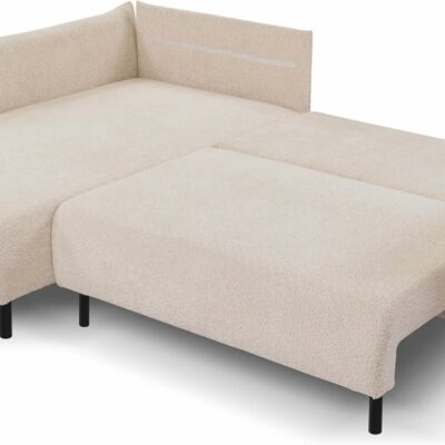 61RMPbMMD+L._AC_SL1500_ ADEL Ecksofa mit Schlaffunktion und Bettkasten
