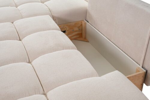 SOHO Ecksofa mit Schlaffunktion und Bettkasten