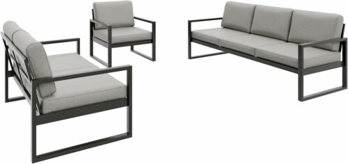 610rHdRyqDL._AC_SL1500_ Gartenmöbel Set Solar Lounge Sofa Sessel Tisch Metall S-PB08