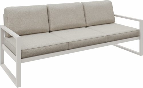 Gartenmöbel Set Solar Lounge Sofa Sessel Tisch Metall C-PD02
