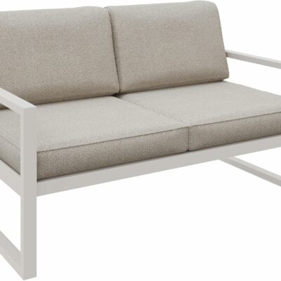 Gartenmöbel Set Solar Lounge Sofa Sessel Tisch Metall C-PD02