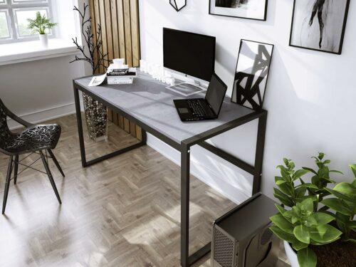 Eleganter Schreibtisch im Industriestil Bürotisch Gaming