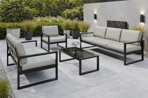 81jTUPvqTEL._AC_SL1500_ Gartenmöbel Set Solar Lounge Sofa Sessel Tisch Metall S-PB08