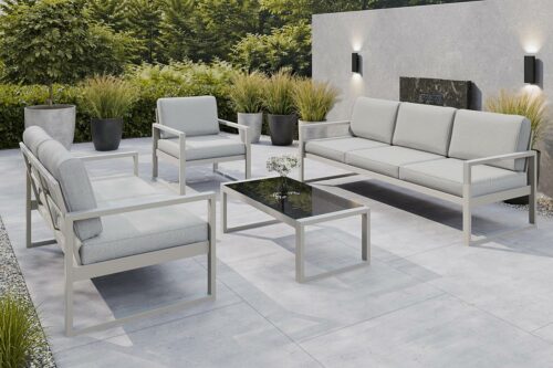 81jTnJcZfzL._AC_SL1500_ Gartenmöbel Set Solar Lounge Sofa Sessel Tisch Metall C-PB07