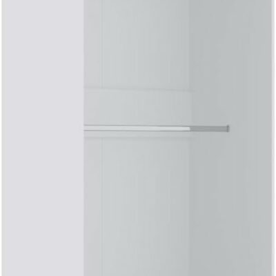 Kleiderschrank 320 cm TRES B - großes offenes Schranksystem ohne Türen mit Schubladen & Kleiderstangen WEIß